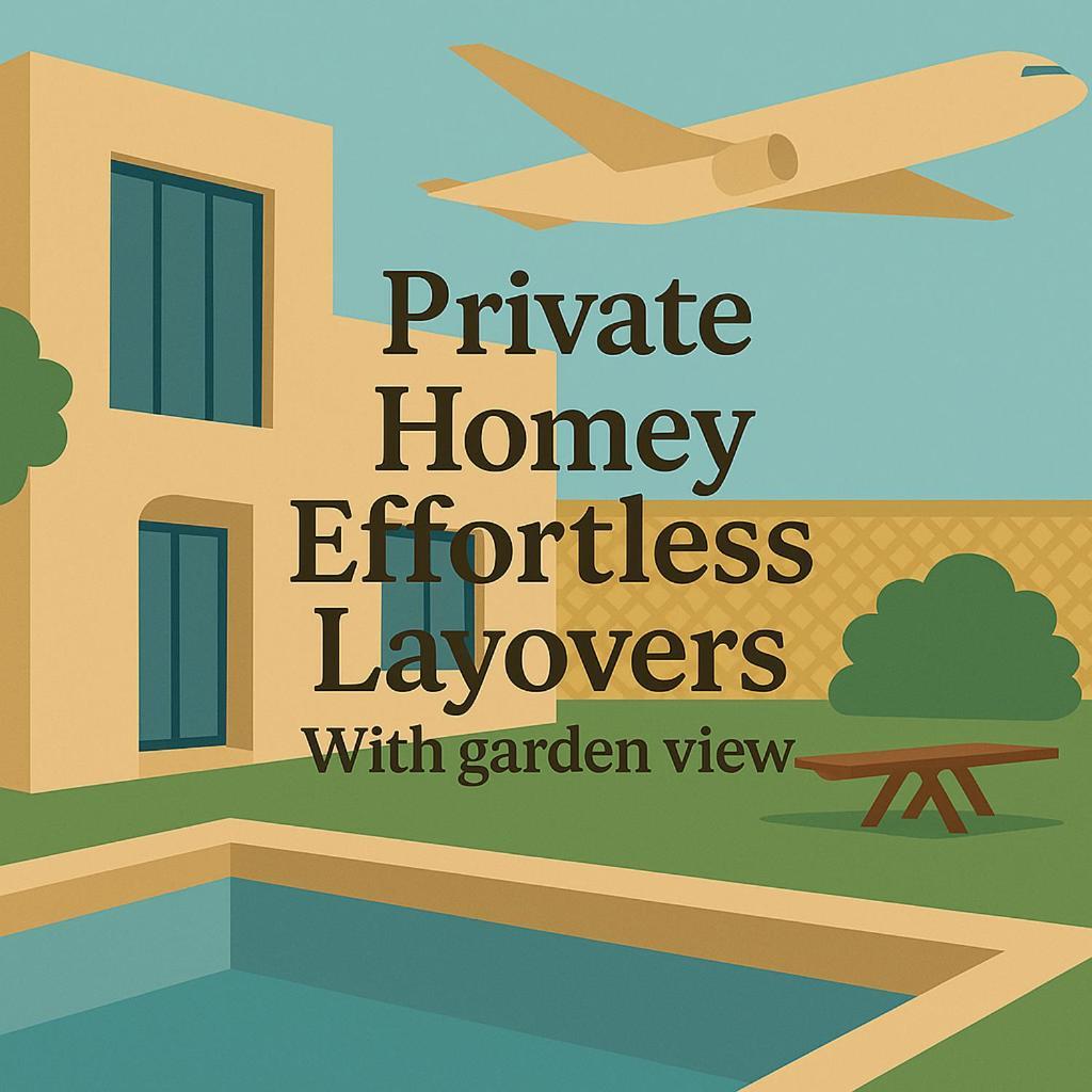 Aeropuerta Mini Villa - Private Layover Near Amman Airport Al Qastal Eksteriør billede