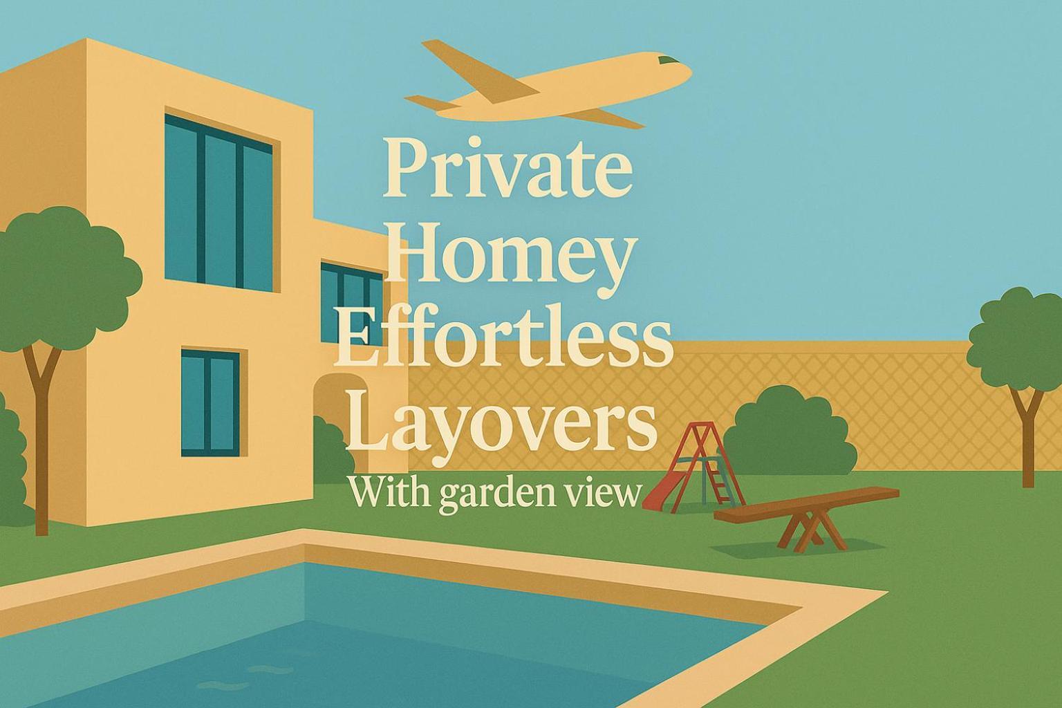 Aeropuerta Mini Villa - Private Layover Near Amman Airport Al Qastal Eksteriør billede